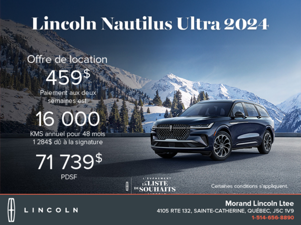 Le Lincoln Nautilus 2024 !