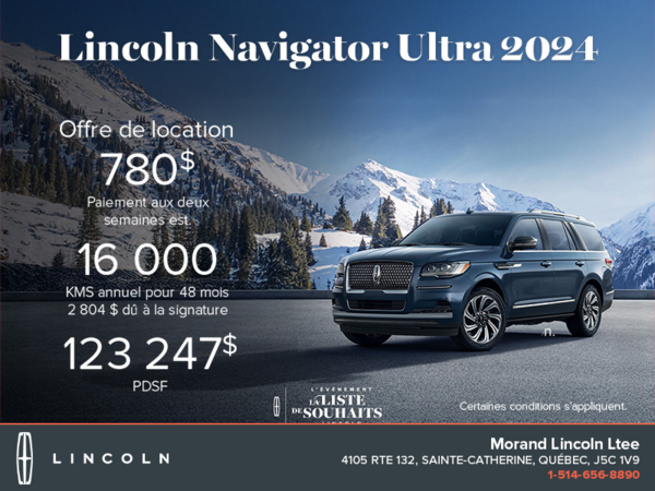 Le Lincoln Navigator 2024 !