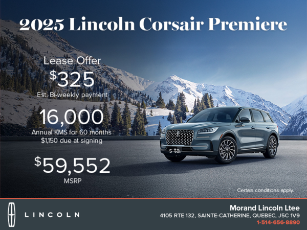 The 2025 Lincoln Corsair!