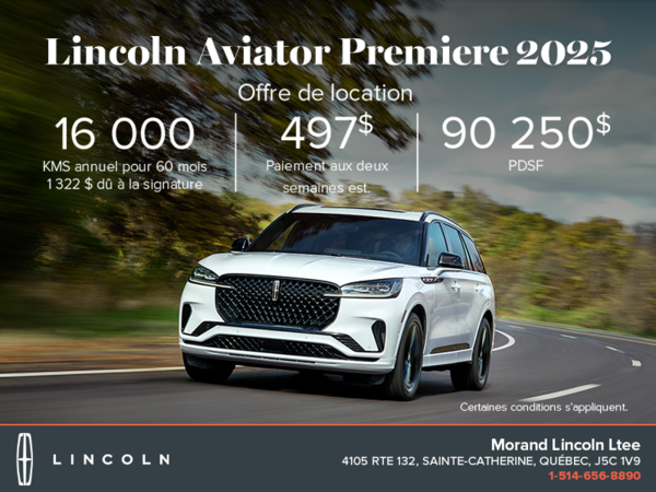 Le Lincoln Aviator 2025 !