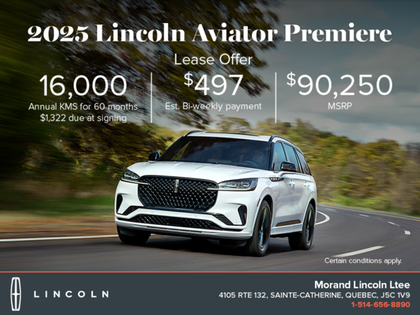 The 2025 Lincoln Aviator!