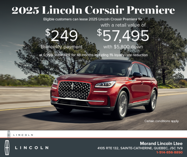 The 2025 Lincoln Corsair!