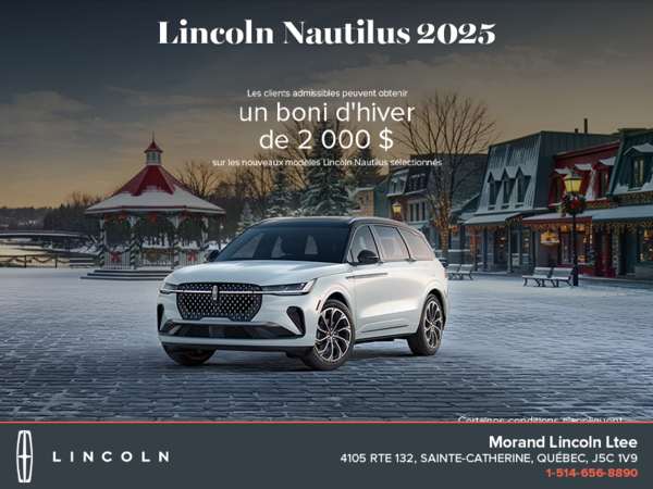 Le Lincoln Nautilus 2025 !
