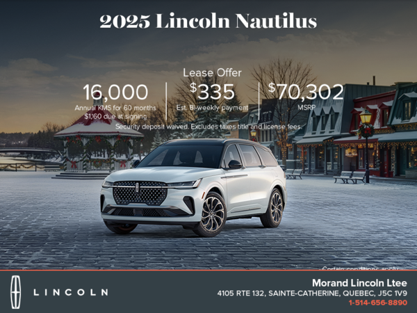 The 2025 Lincoln Nautilus!