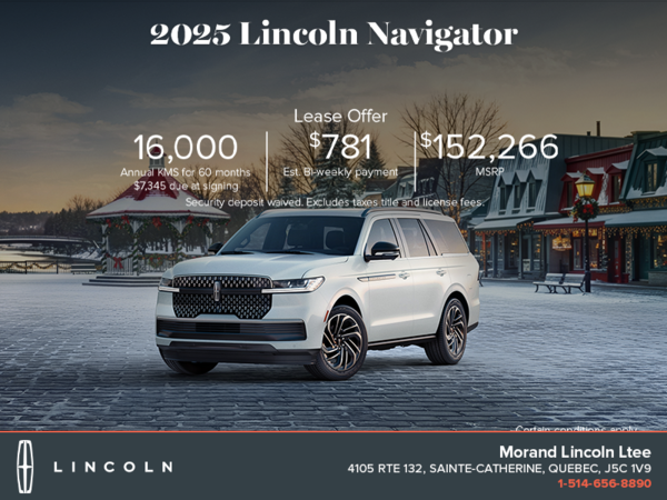 The 2025 Lincoln Navigator!