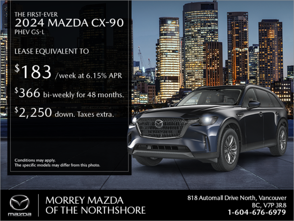 The new 2024 Mazda CX-90 PHEV
