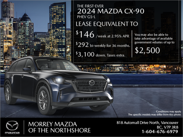 Get the 2024 Mazda CX-90 PHEV