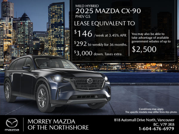 Get the 2025 Mazda CX-90 PHEV