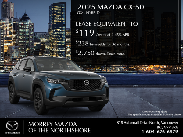 Get the 2025 Mazda CX-50 Hybrid