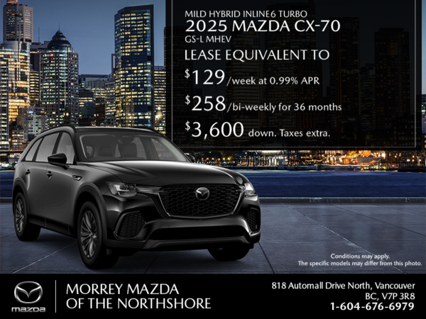 Get the 2025 Mazda CX-70 MHEV