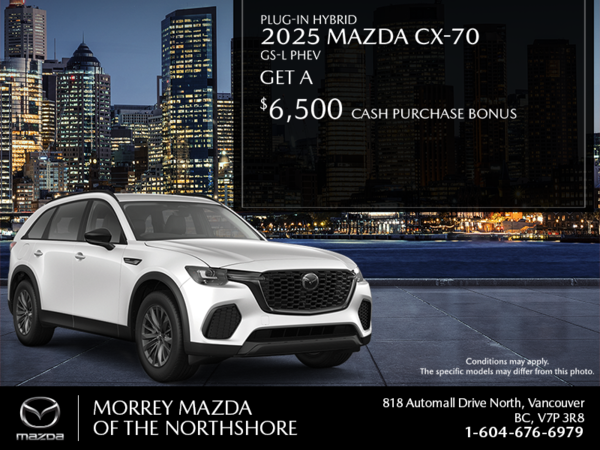 Get the 2025 Mazda CX-70 PHEV
