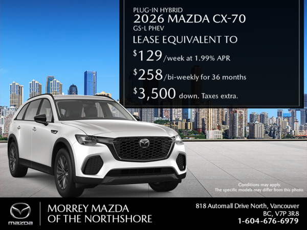 Get the 2026 Mazda CX-70 Plug-In Hybrid