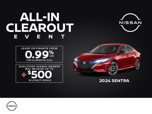 Get the 2024 Nissan Sentra Today!