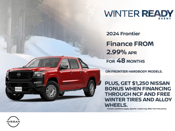 Get the 2024 Nissan Frontier Today!