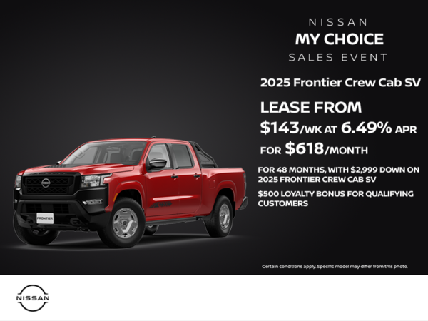 Get the 2025 Nissan Frontier Today!