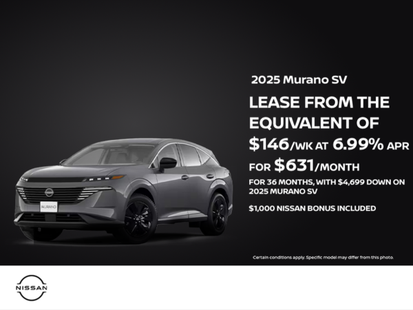 Get the 2025 Nissan Murano today!