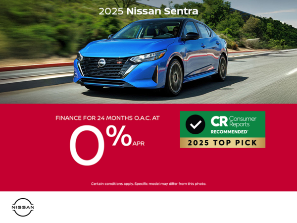 Get the 2025 Nissan Sentra Today!