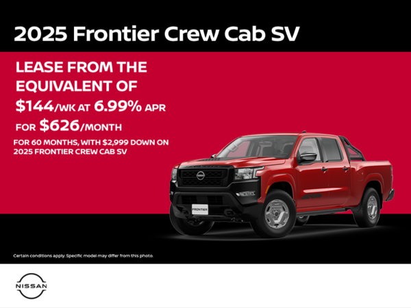 Get the 2025 Nissan Frontier Today!