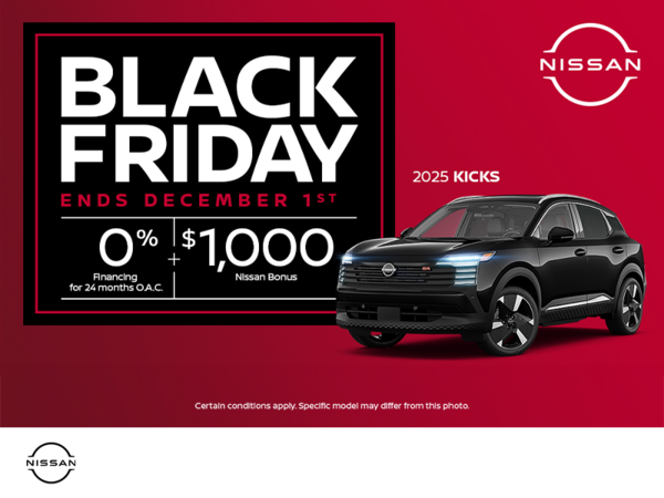 Get the 2025 Nissan Kicks Today!
