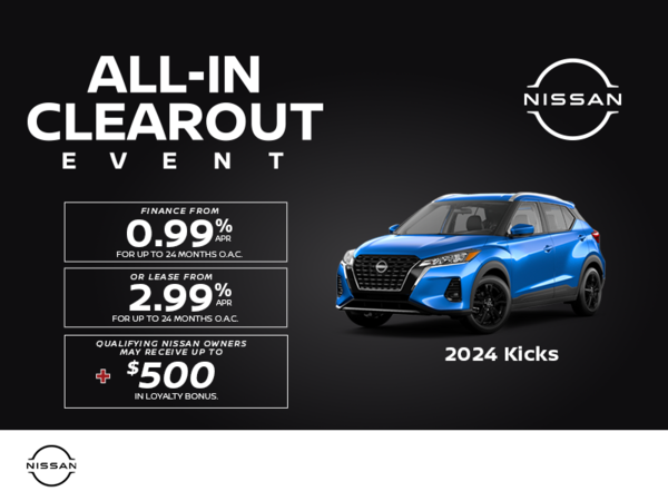 Get the 2024 Nissan Kicks Today!