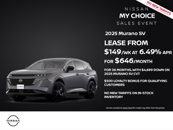 Get the 2025 Nissan Murano today!