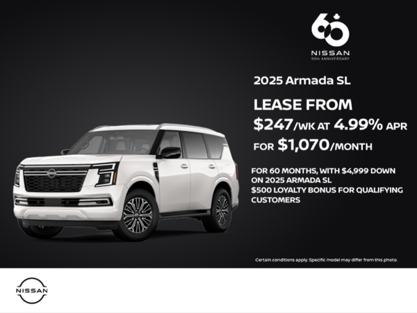 Get the 2025 Nissan Armada Today!