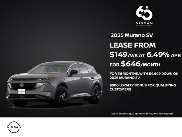Get the 2025 Nissan Murano today!