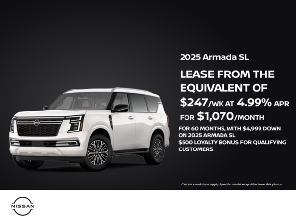 Get the 2025 Nissan Armada Today!