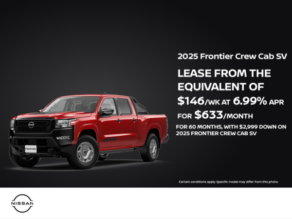 Get the 2025 Nissan Frontier Today!
