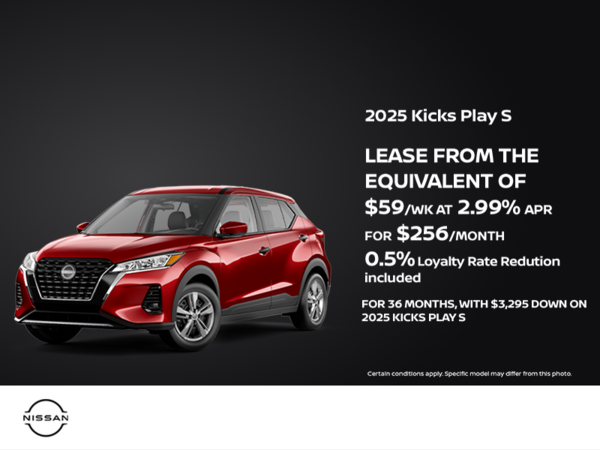 Get the 2025 Nissan Kicks Play Today!