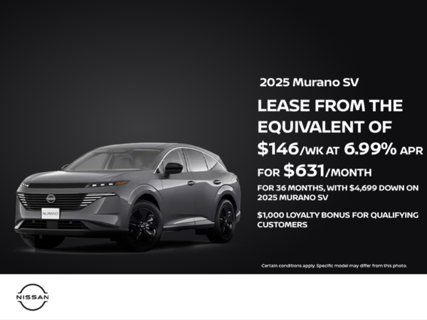 Get the 2025 Nissan Murano today!