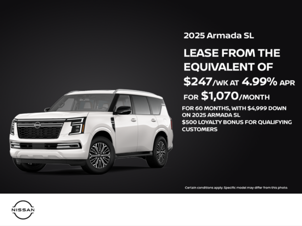 Get the 2025 Nissan Armada Today!