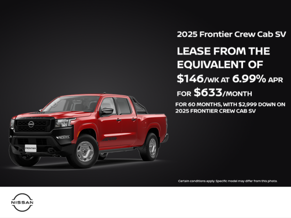 Get the 2025 Nissan Frontier Today!