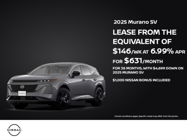 Get the 2025 Nissan Murano today!
