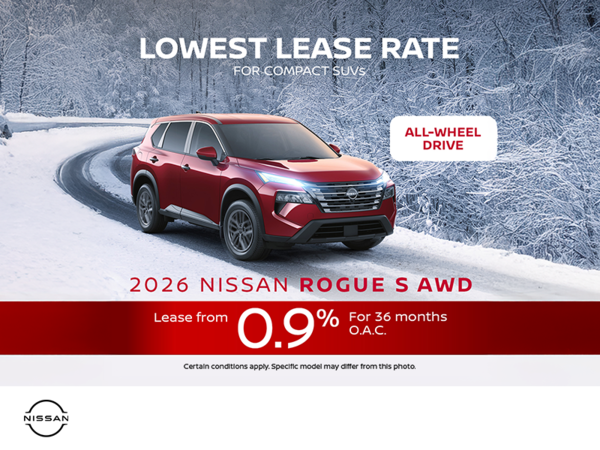 Get the 2026 Nissan Rogue Today!