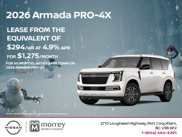Get the 2026 Nissan Armada Today!