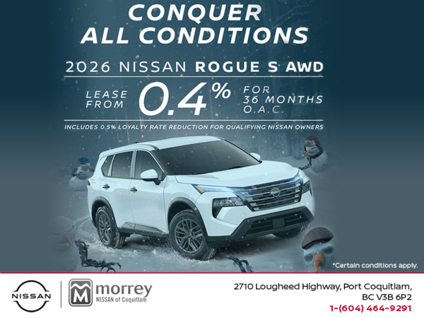 Get the 2026 Nissan Rogue Today!