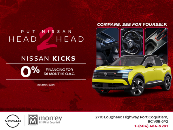 Get the 2026 Nissan Kicks Today!