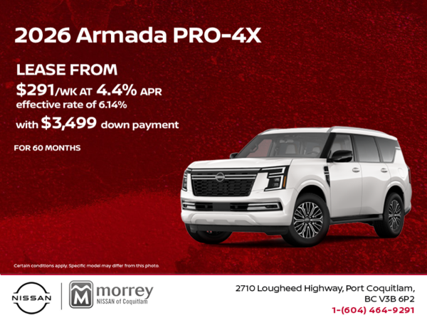 Get the 2026 Nissan Armada Today!