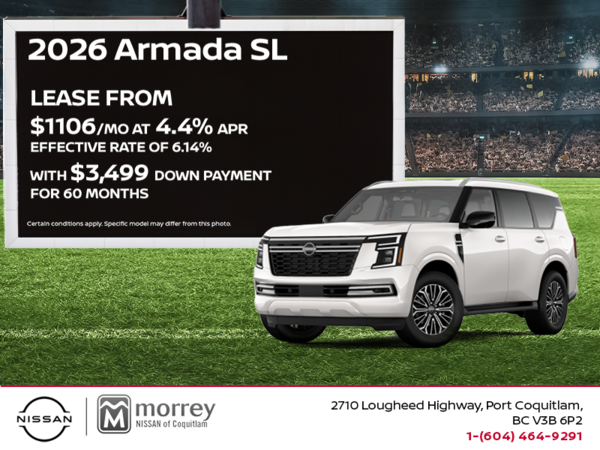 Get the 2026 Nissan Armada Today!
