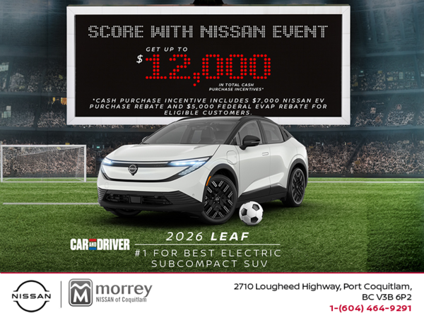 Get the 2026 Nissan Leaf