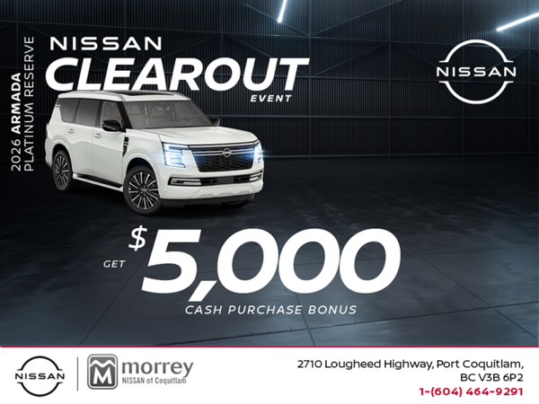 Get the 2026 Nissan Armada Today!