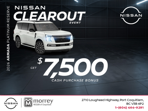 Get the 2026 Nissan Armada Today!