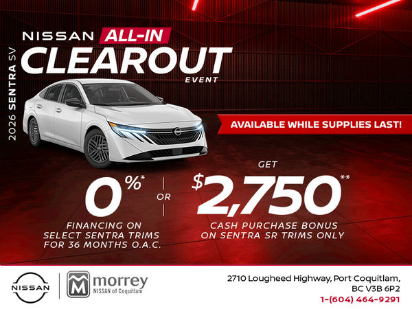 Get the 2026 Nissan Sentra SV Today!