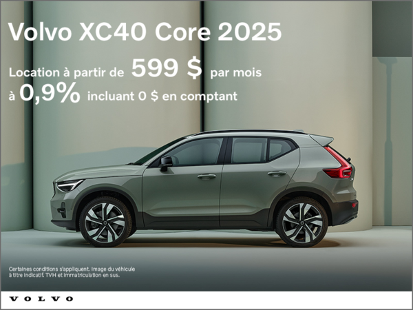 Le Volvo XC40 2025