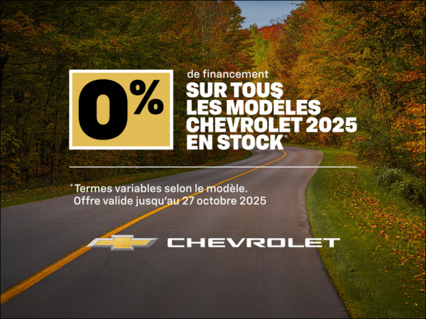 L'événement du mois Chevrolet