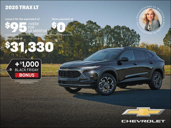 Get the 2025 Chevrolet Trax LT