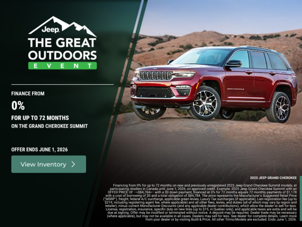 Get the 2025 Jeep Grand Cherokee !
