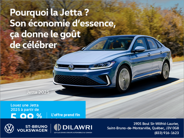 Procurez-vous la Volkswagen Jetta 2025