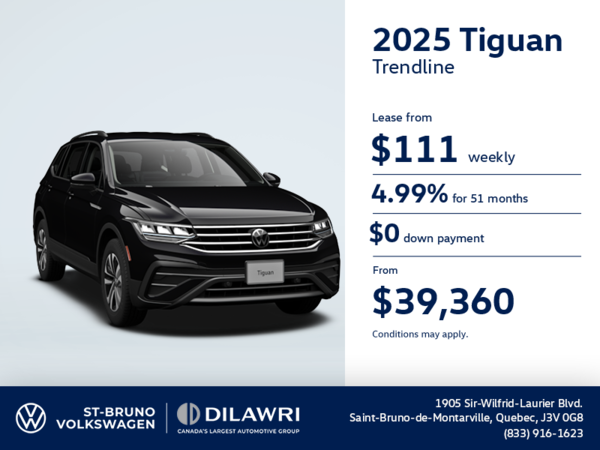 Get the 2025 Volkswagen Tiguan